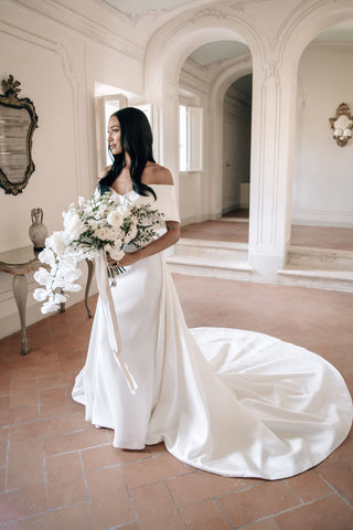 A timeless choice for brides seeking understated elegance